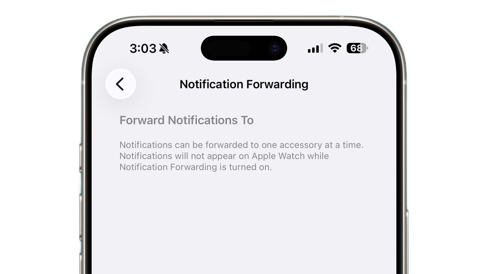 【iOS 26.3 为第三方可穿戴设备新增通知转发选项】iOS 26.3 新增了