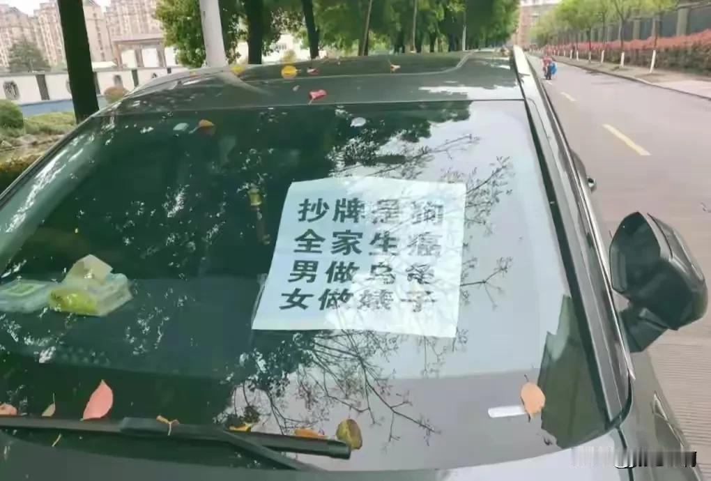 虽然这位车主写的不妥，其实现实生活中谁不想停车位中，主要是车位太少了，停车收费还