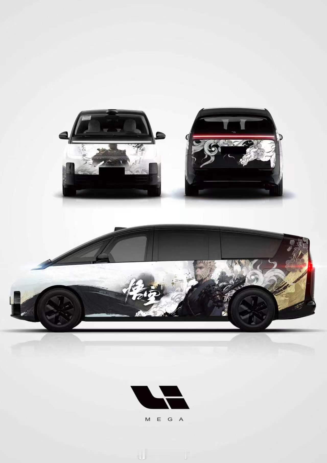 黑悟空MEGA。[馋嘴]#理想MEGA##理想汽车##新能源汽车# #黑神话悟空