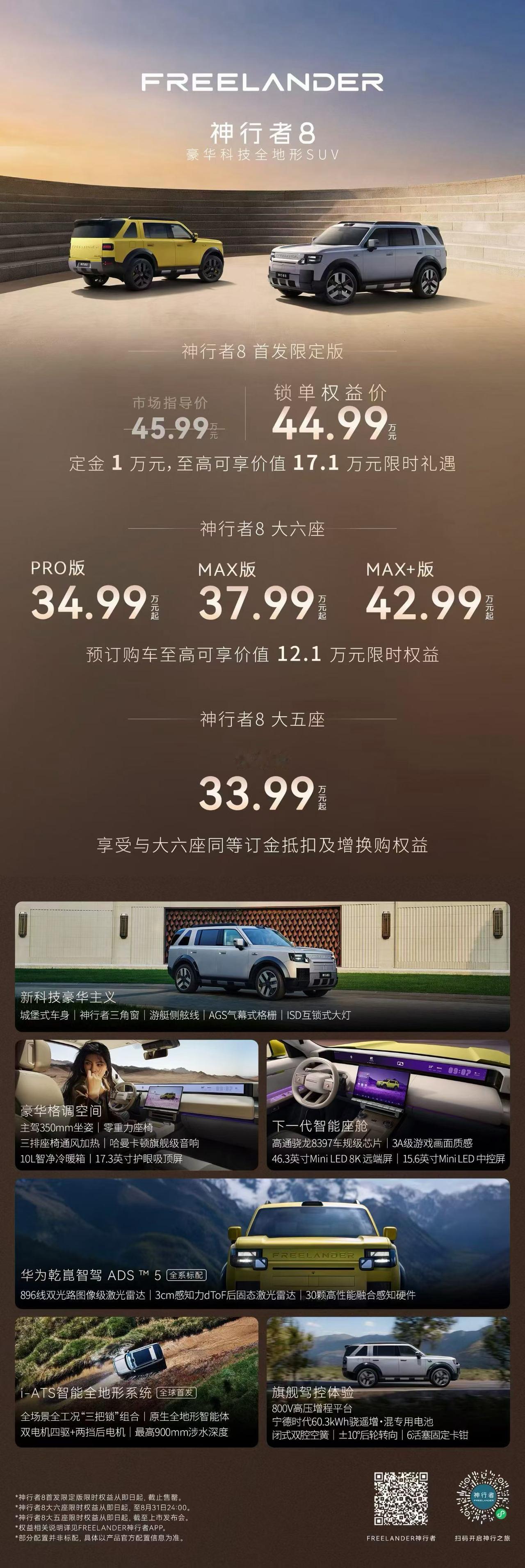 今天FREELANDER神行者8的发布会是真长啊。看了2个半小时，主讲人体力也是
