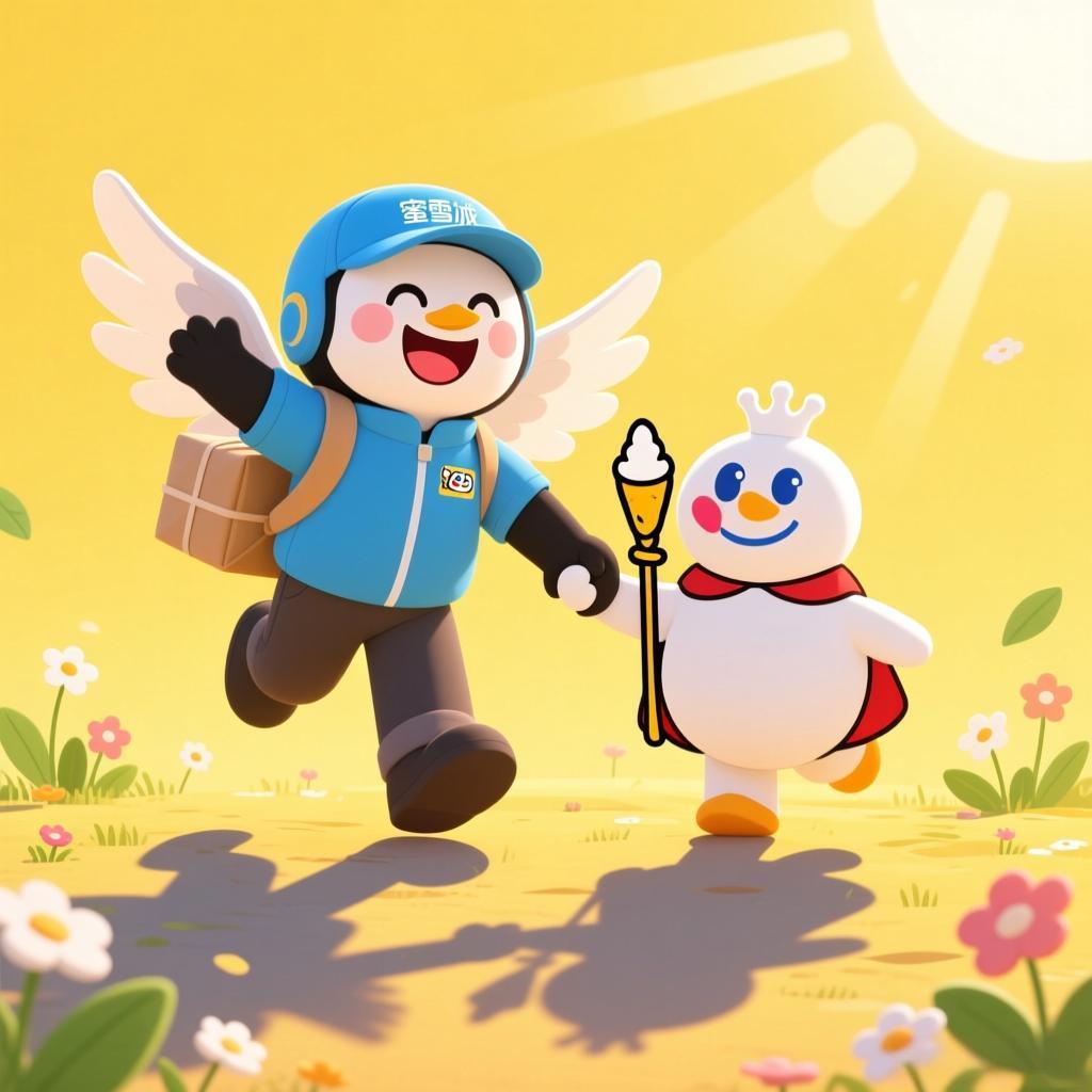 好家伙！菜鸟跟蜜雪冰城牵手了！刚刚！菜鸟宣布与蜜雪冰城达成合作，具体将围绕AI技