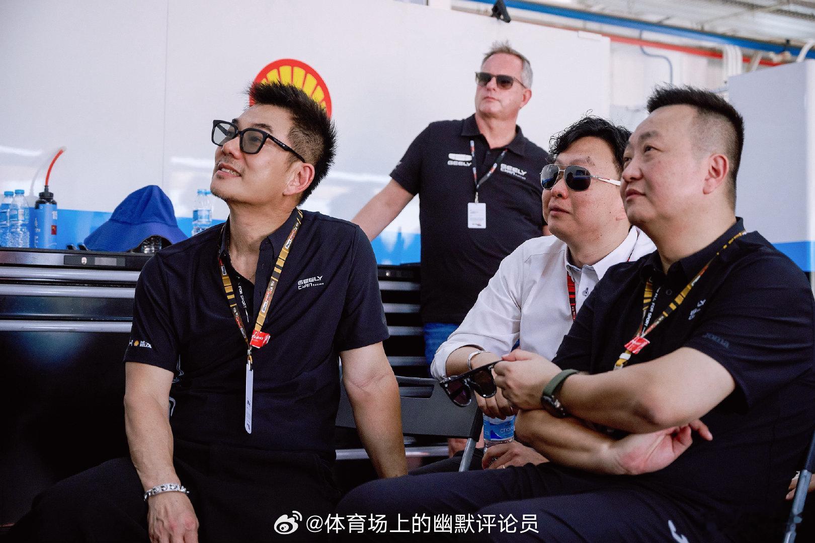 这次西班牙之行，是为我们的中国车队加油，为我们的中国车手助威！恭喜吉利车队在瓦伦