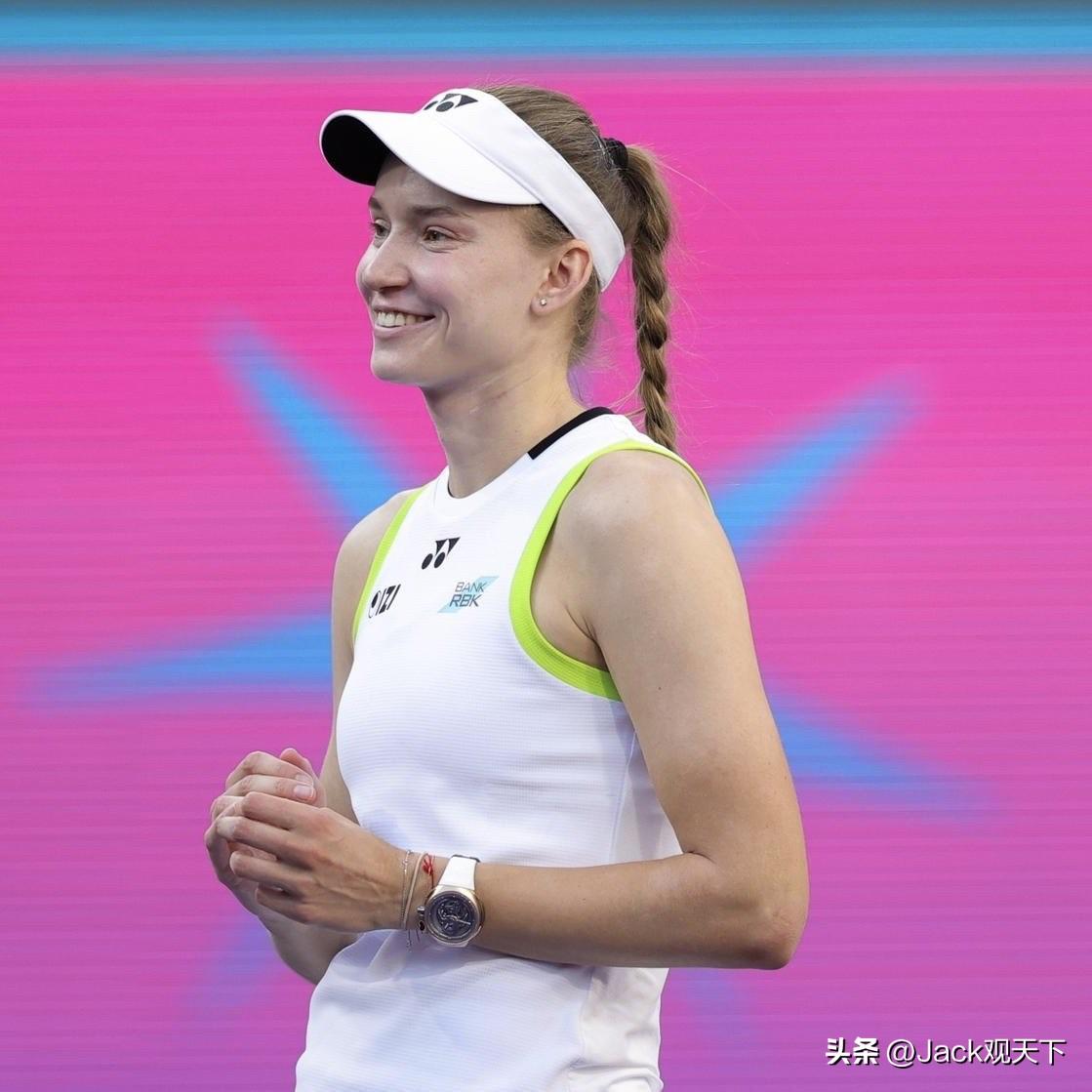 莱巴金娜横扫科斯秋克，本赛季唯一一位在每一项 WTA 1000 赛事中都至少打进