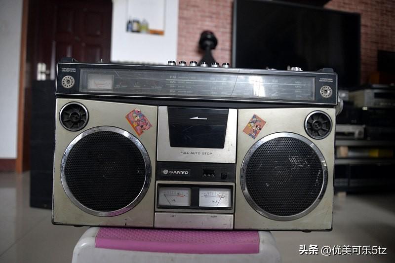 70年代使用过的。三洋牌录音机，非常的有收藏价值。在那个娱乐方式相对匮乏的70年