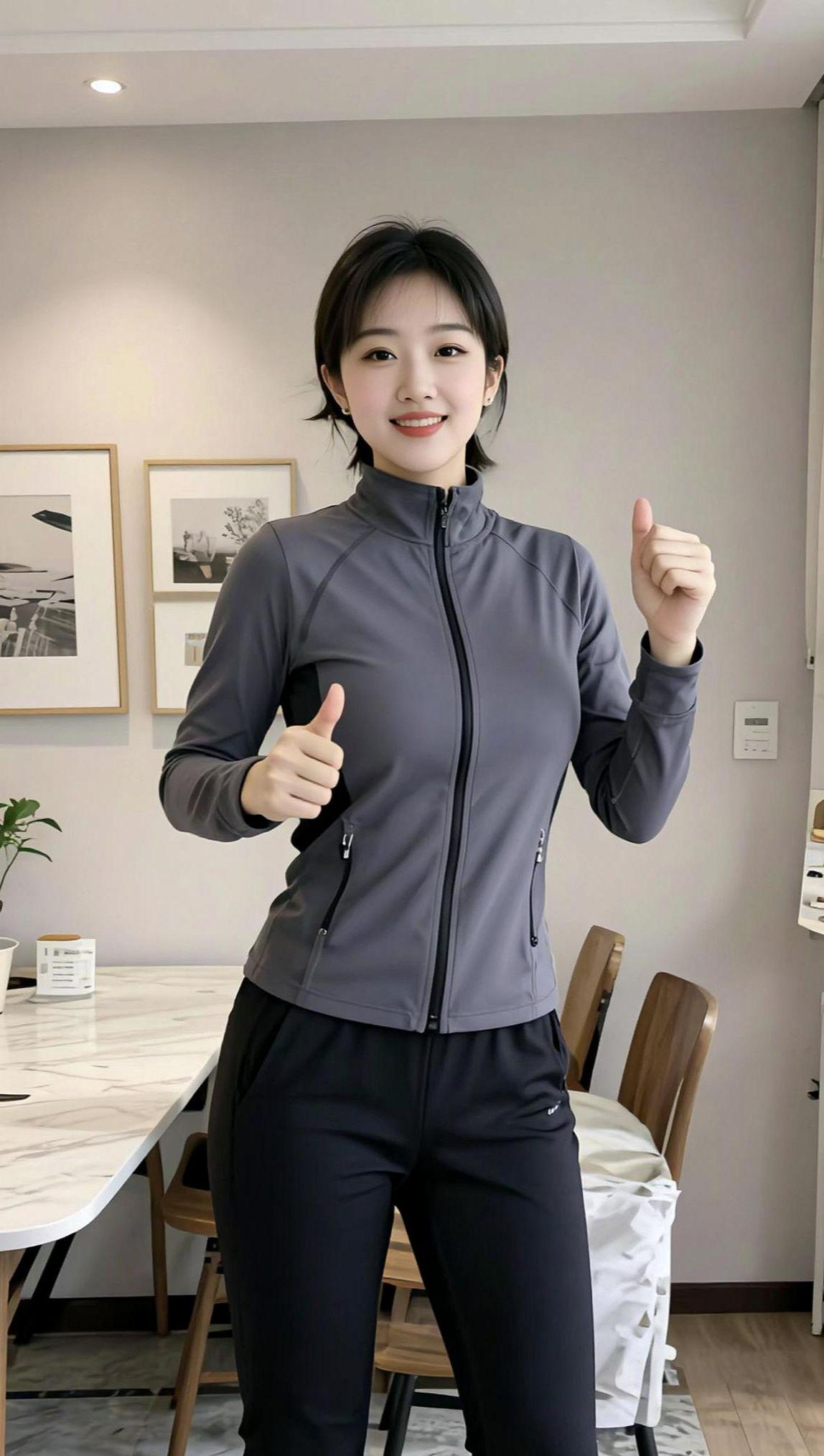 AI休闲健身照 抖音ai创作