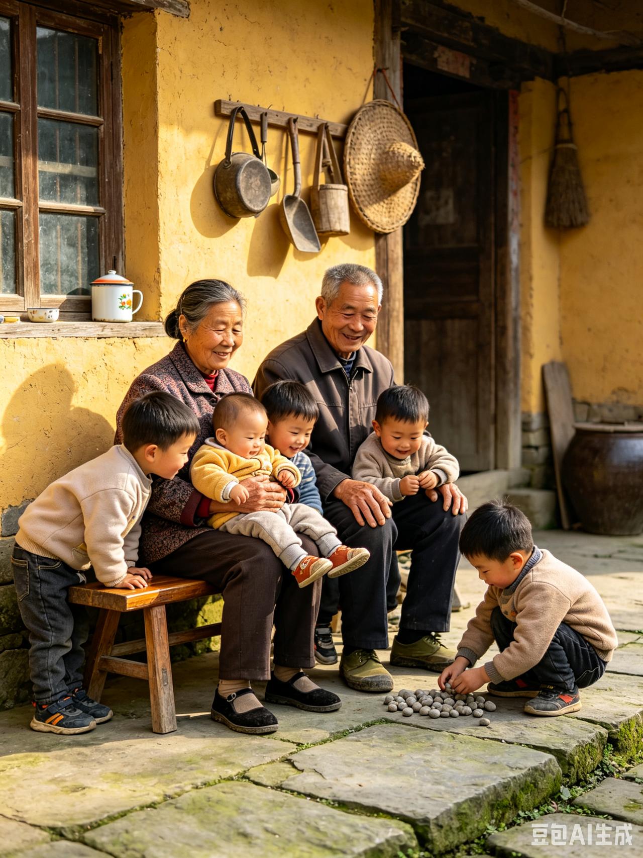 《我们都在奔赴，也都在等待》
 
小时候，爹娘守着那间老屋子，守着我们，日子清苦