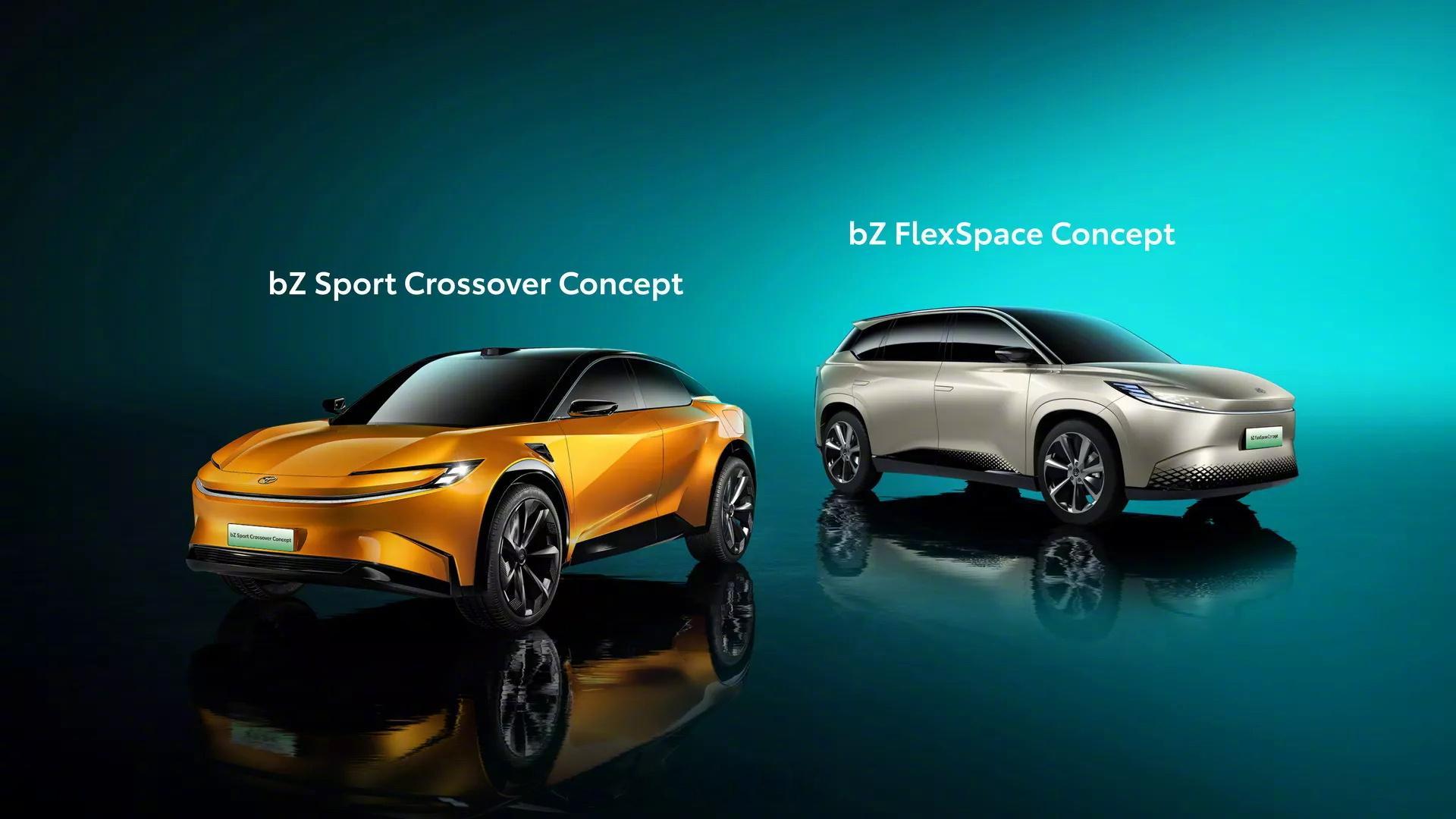 丰田将在北京车展发布两款全新的纯电动汽车： bZ Sport Crossover