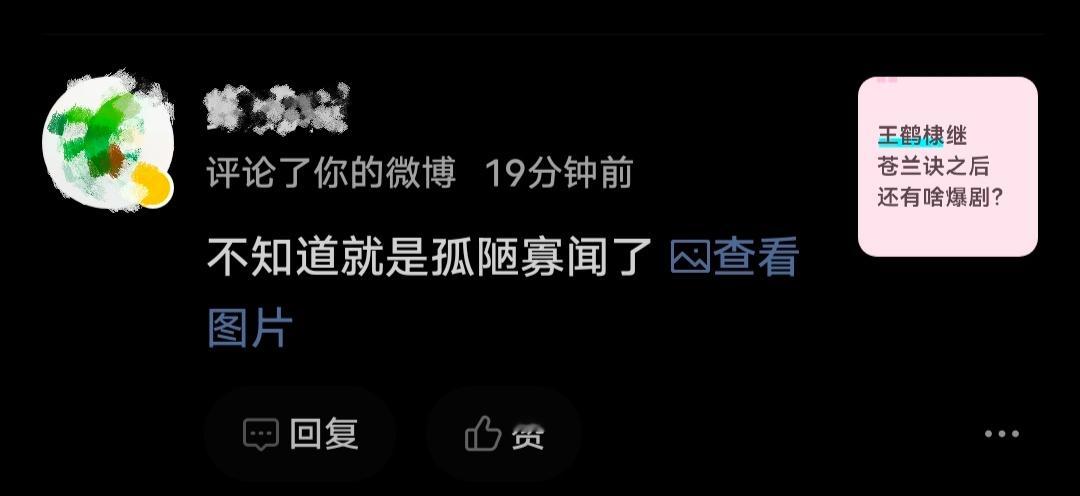 纯好奇问问，不知道怎么就是孤陋寡闻了？这就说明你家哥哥的剧还不够火呀，继苍兰诀之