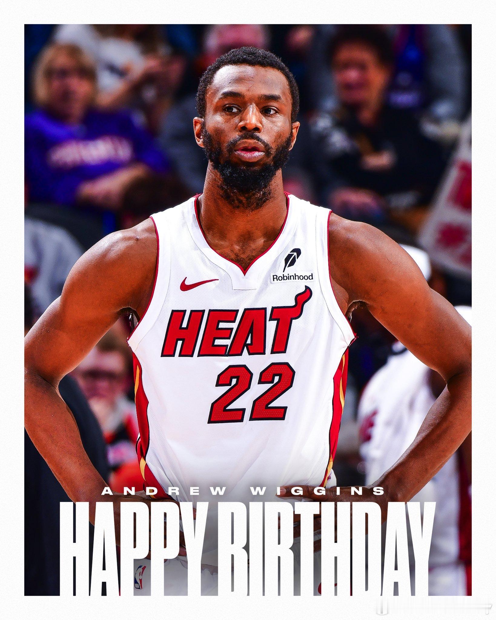 生日快乐！维金斯都31岁了。🎂 