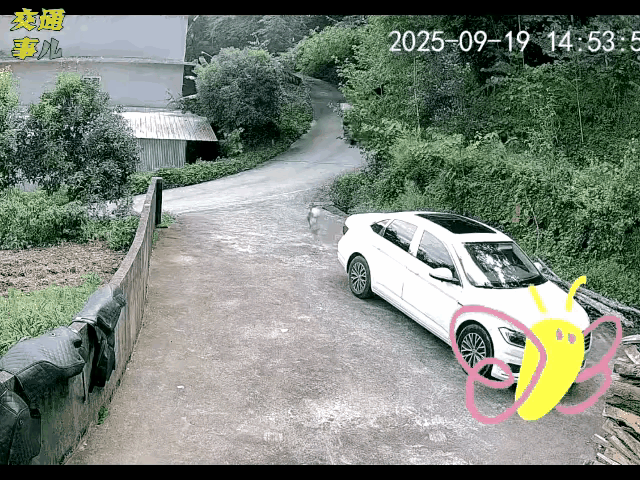 下坡路你倒是提前点点刹车啊，那么快的速度，还是下坡路，失控是必然的啊，看得出来，