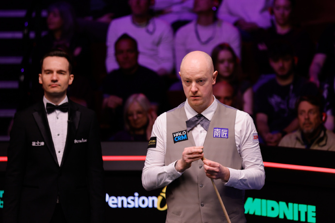 斯诺克世锦赛首轮：韦克林10-6普伦，晋级16强