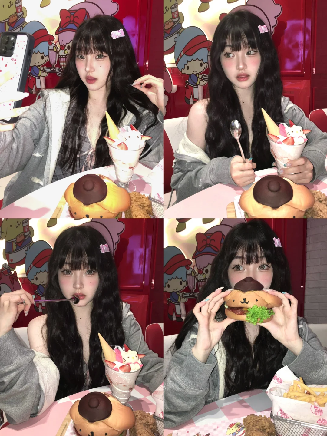 跟着韩妹学拍照姿势｜是谁吃掉了hellokitty