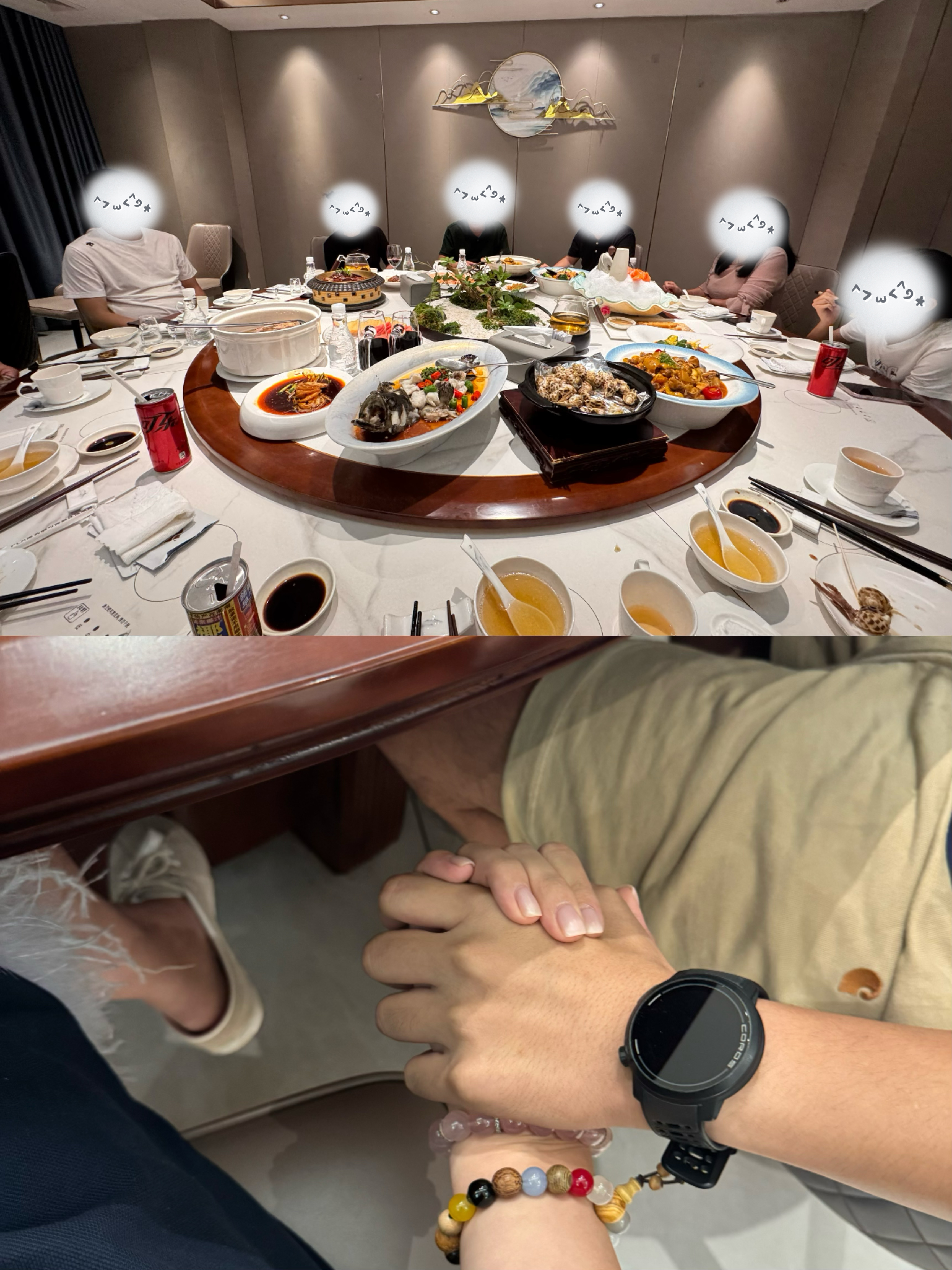 相谈甚欢 其乐融融 向幸福迈进了一大步 ​​​