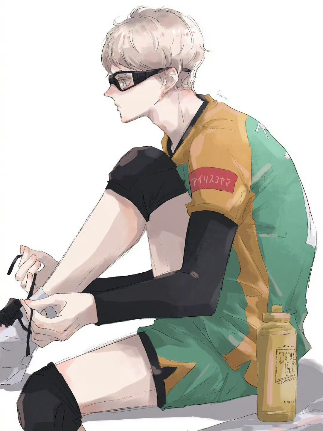 排球少年  好帅的月岛萤[羞嗒嗒]（画师：Shira） 