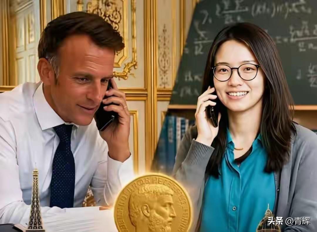 这不是明抢吗？王虹获奖马克龙打电话祝贺:科学选择法国
7月23号菲尔兹奖揭晓，中