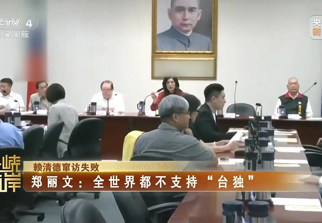 赖清德窜访失败，郑丽文：全世界都不支持“台独”。这不但是显而易见的，而且，国民党
