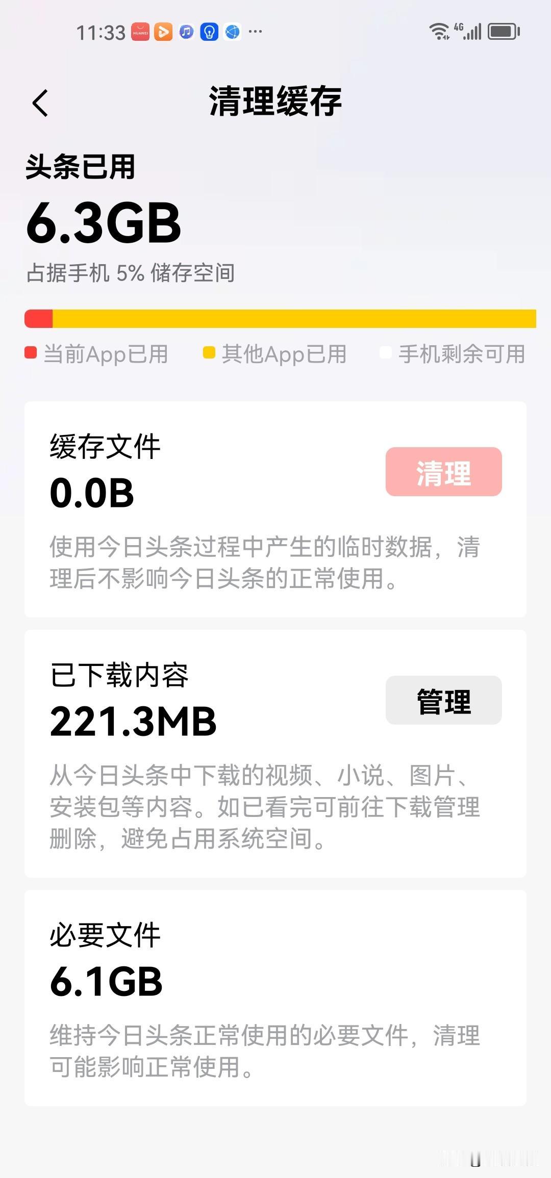 看看我这手机太卡了，第一次知道头条也占用内存，看看我这手机卡成这样，这可如何是好