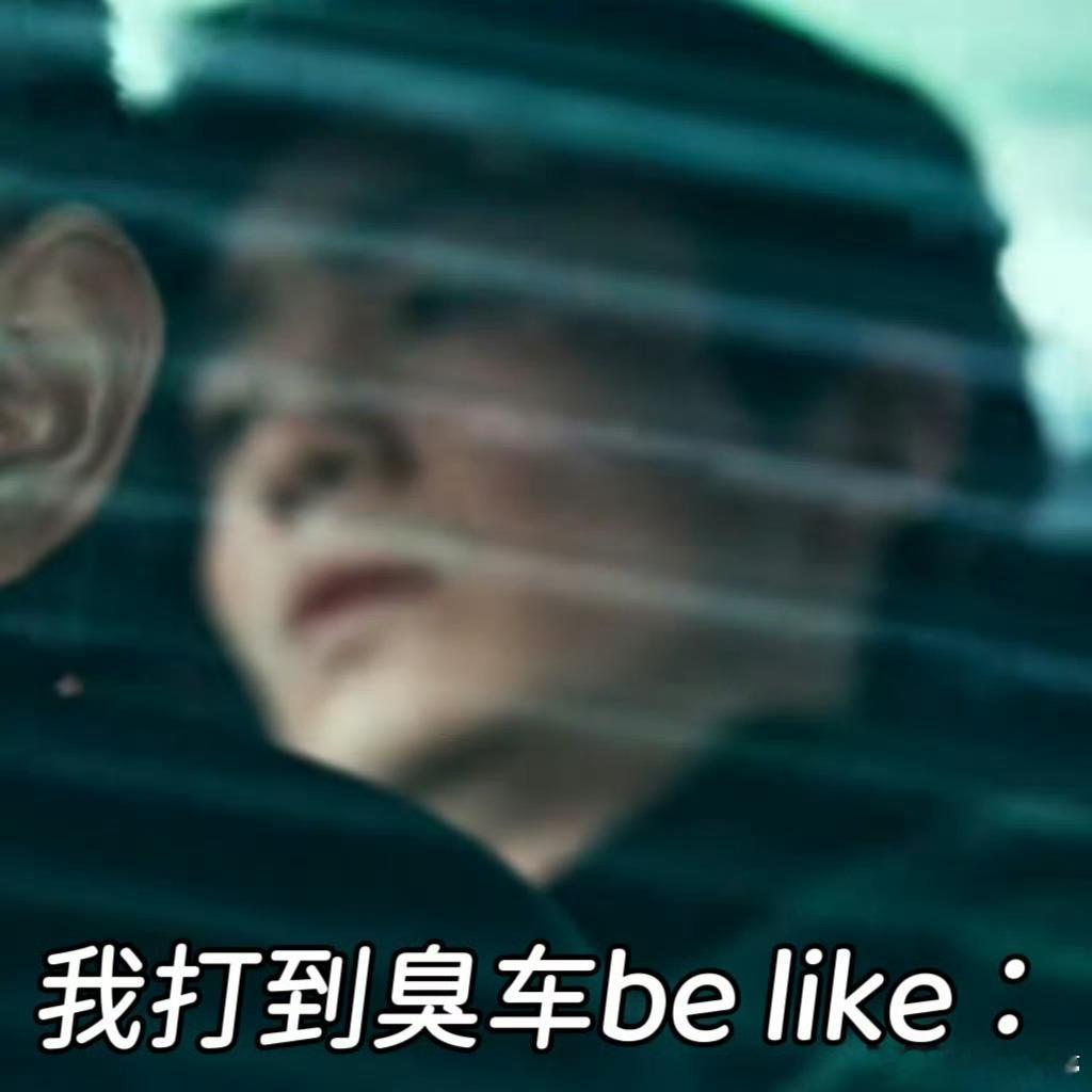 朱一龙演我打到臭车打到臭车真的想把脑袋放车窗外涮涮尤其是冬天，车里是暖哄哄的臭味