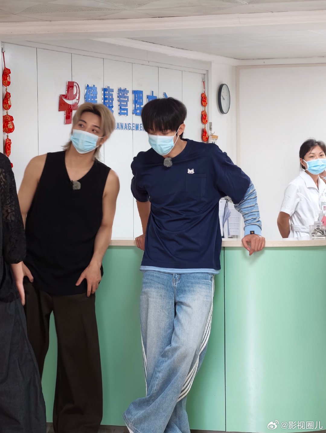 偶遇曹恩齐去医院餐饮开店必备体检环节实拍，曹恩齐医院录制，节目细节感拉满 