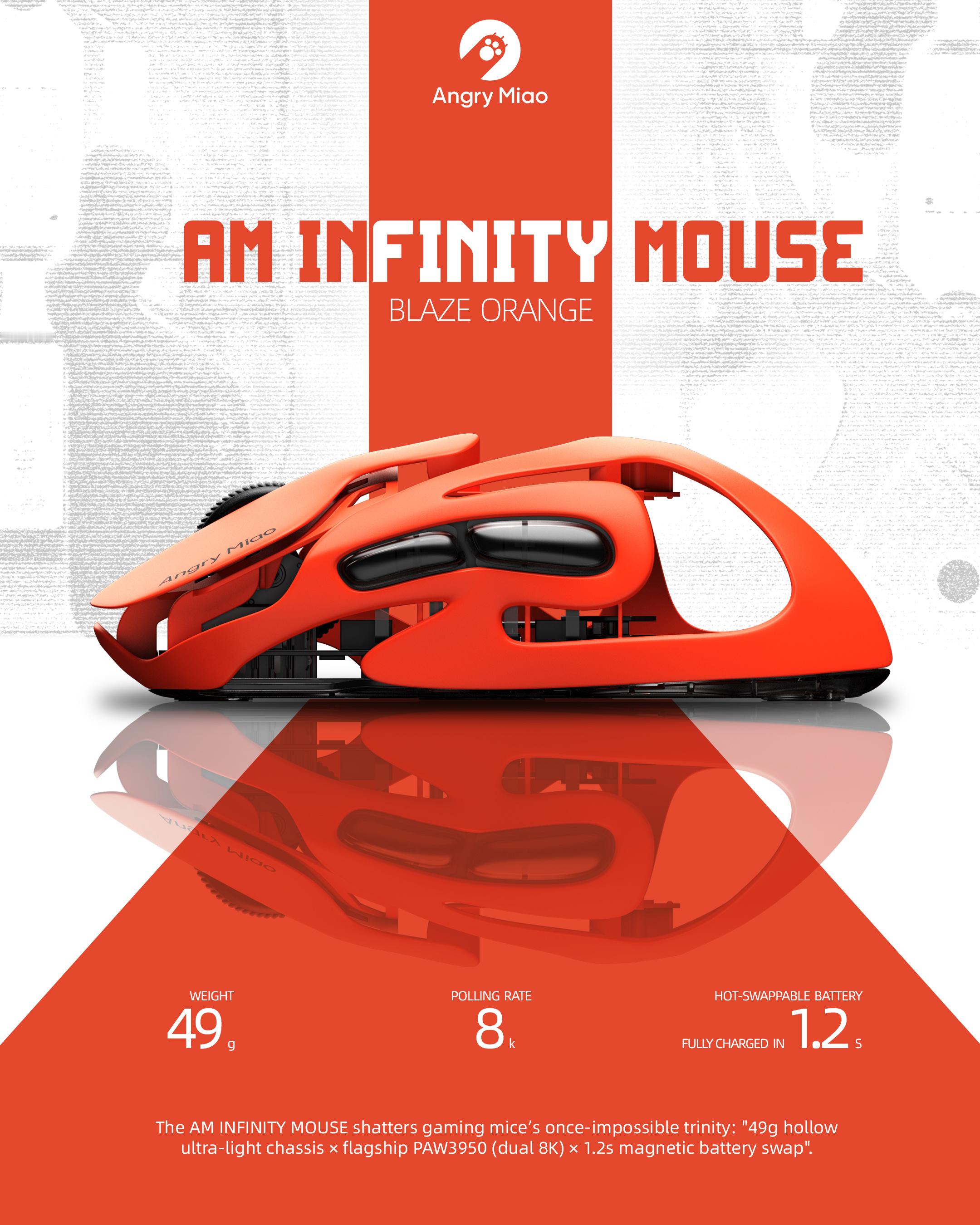 参考保时捷的 AM Infinity Mouse 赤橙配色 KV 。最终还是这个
