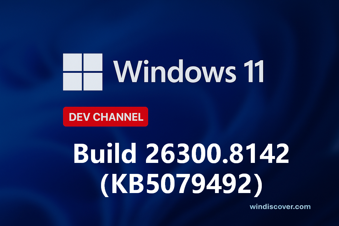 微软已经向 Dev 分支开始推送新的 Windows 11 预览版 Build 