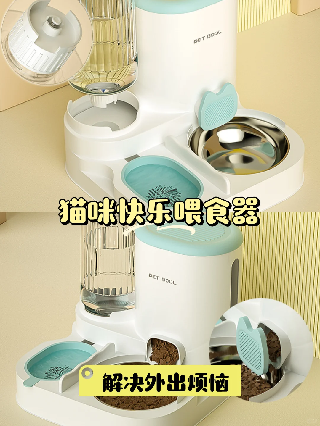 猫咪自动喂食器🐾解决烦恼