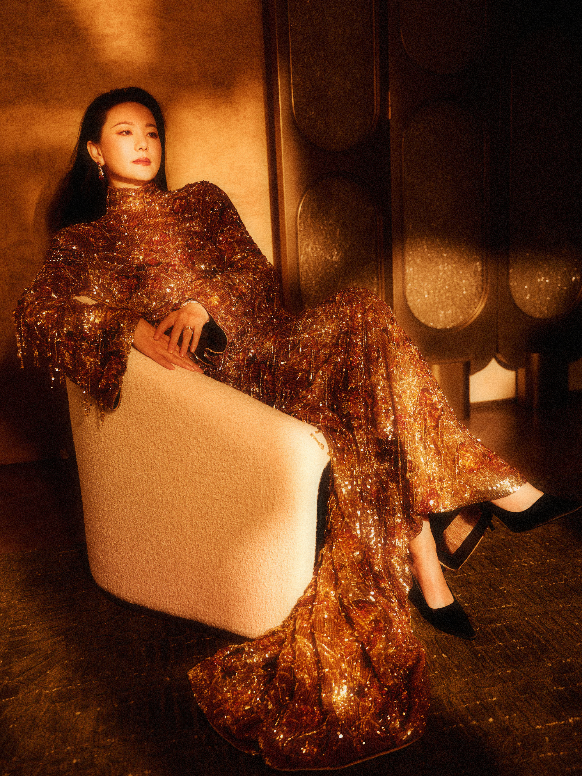 咏梅老师今日出席选择的是Gucci “La Famiglia” Collecti