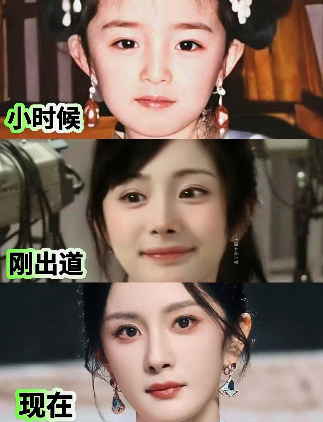 此女真的是从小到大没丑过，
当然现在更精致了，
童星出道火了这么多年几乎就一直是