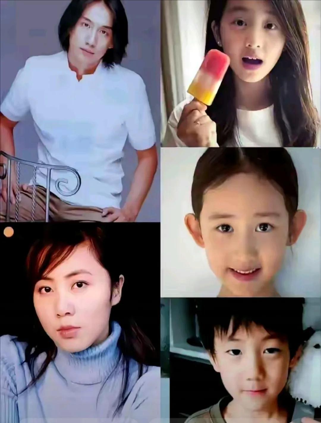 儿子怎么是单眼皮？

两个女儿一个像爸，一个像妈

而且都是大眼睛双眼皮

偏偏