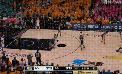 打平！马刺76-76尼克斯进入末节决战尼克斯vs马刺nba总决赛