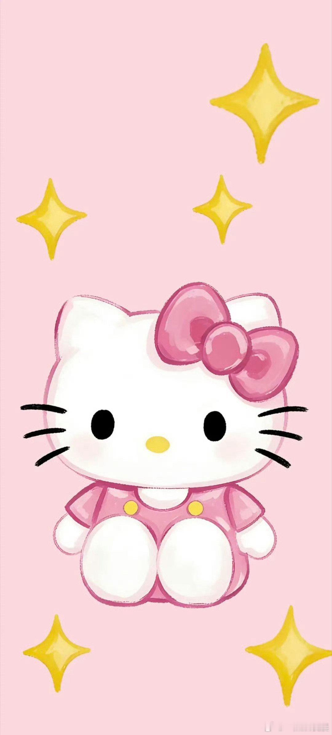 HelloKitty壁纸｜可爱壁纸｜手机壁纸｜闺蜜们来换壁纸｜粉色系壁纸｜少女心