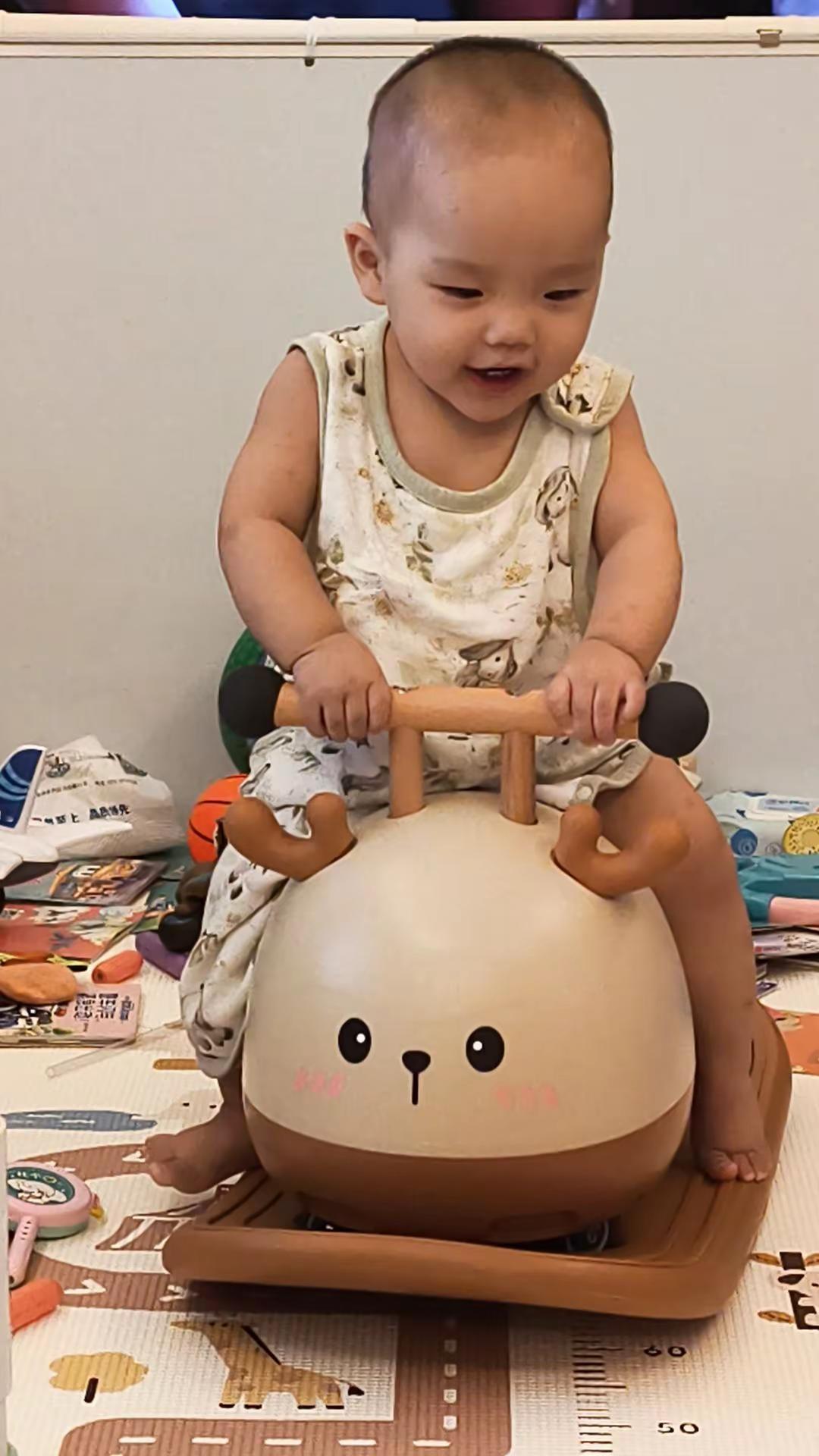 人类幼崽的玩具 锻炼宝宝抬头 宝宝创意 宝宝学坐记录 停不下来的宝宝
