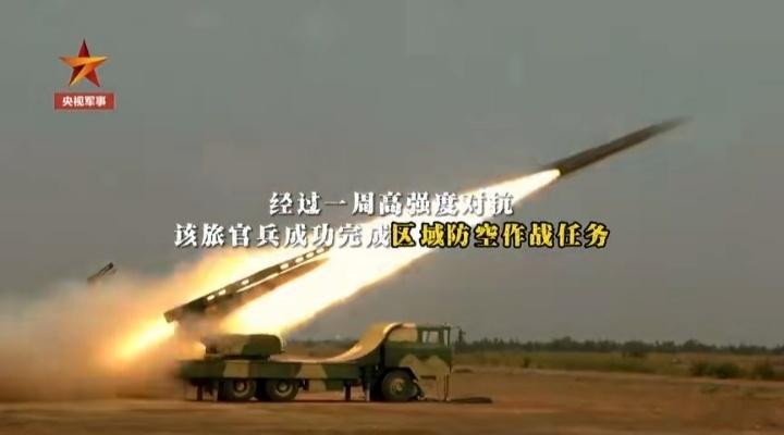 北部空军某4+1地导旅某营的红旗12 ​​​