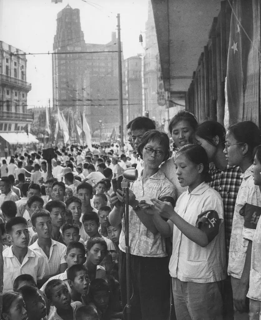 1966年的上海街头 
