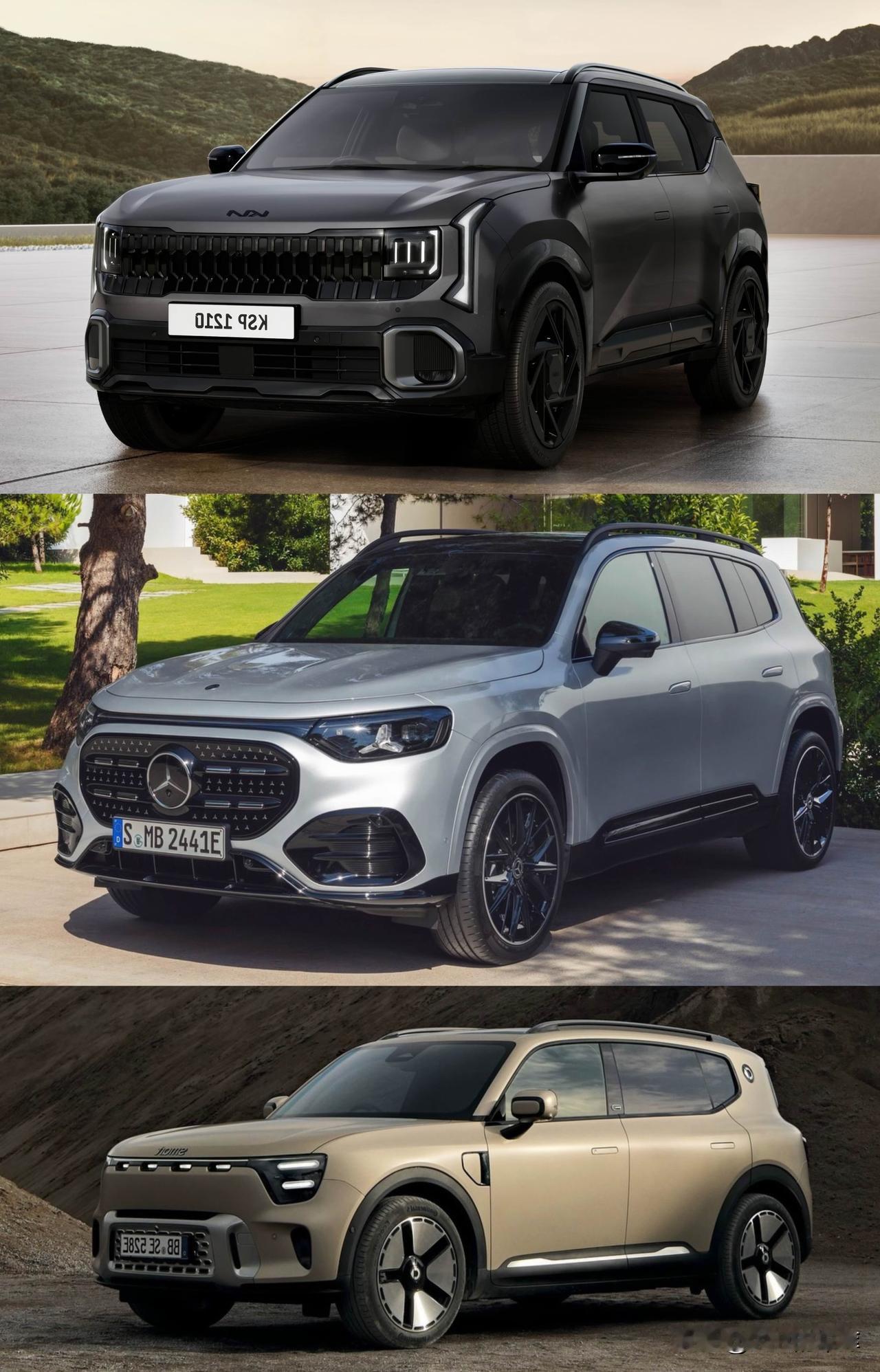 现在这些车基本上都长一个样子

方盒子，贯穿灯，大联屏

起亚Seltos今天发