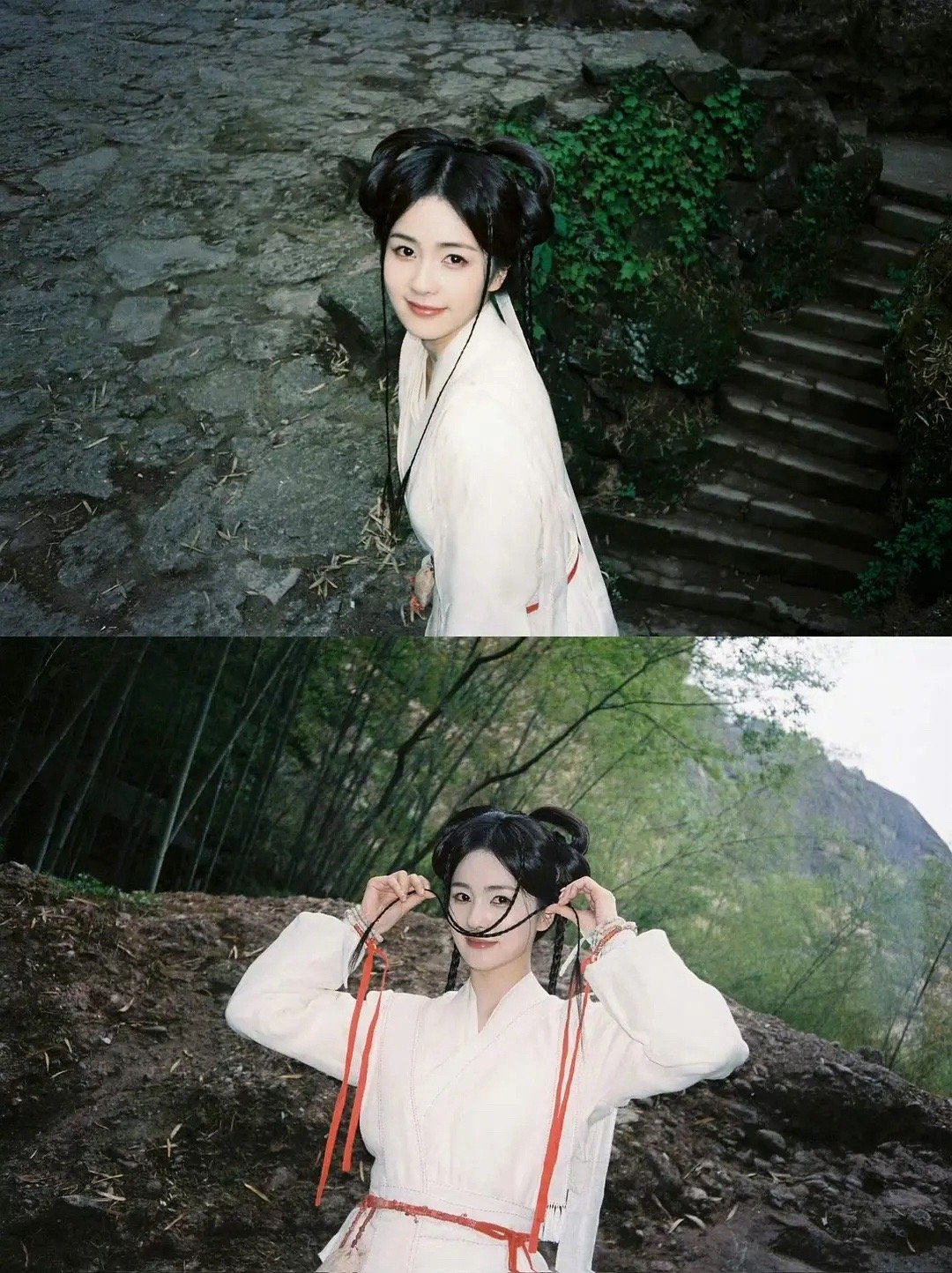 第一次明白了什么是明星中的普女，这个造型确实很拉垮 ​​​