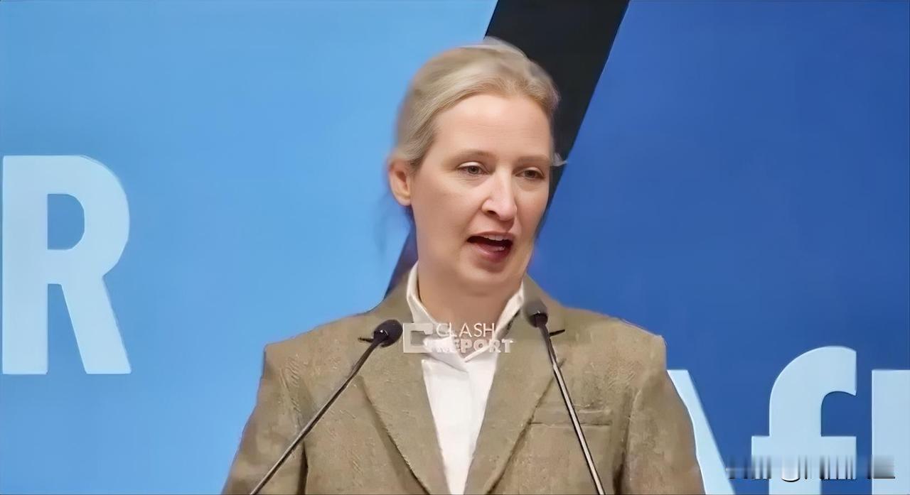 德国另类选择党领袖爱丽丝·魏德尔:“我们支持世界上的所有和平谈判，如果我们执政，