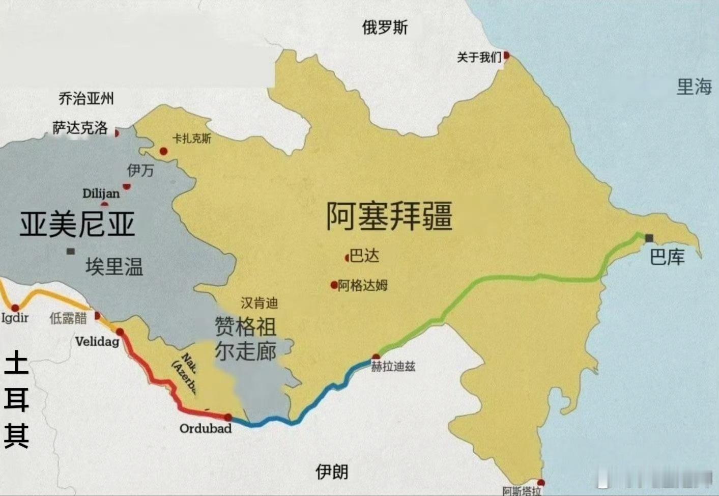 特朗普斡旋阿亚后，美国公司获得赞格祖尔走廊99年的开发权。哈梅内伊的顾问警告称，