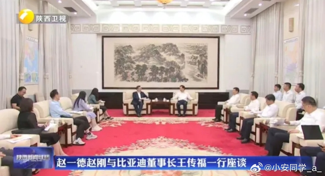 有陕西的朋友展开说说吗赵一德表示，陕西与比亚迪具有深厚渊源和坚实合作基础，希望比