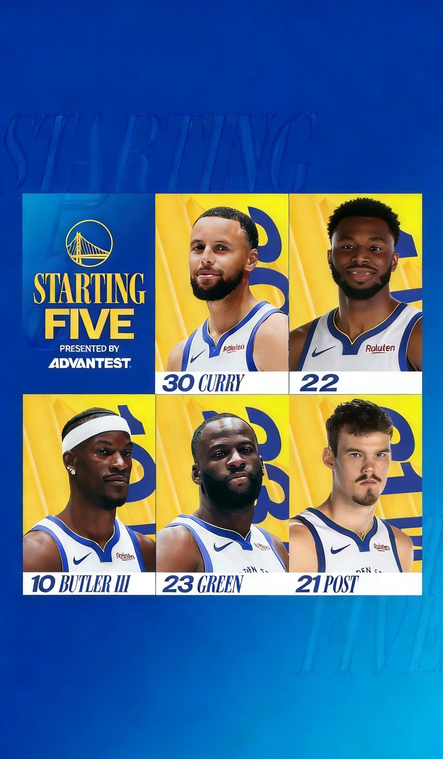 有谁和我一样，希望勇士一周后的首发阵容变成这样金州勇士维金斯金州勇士