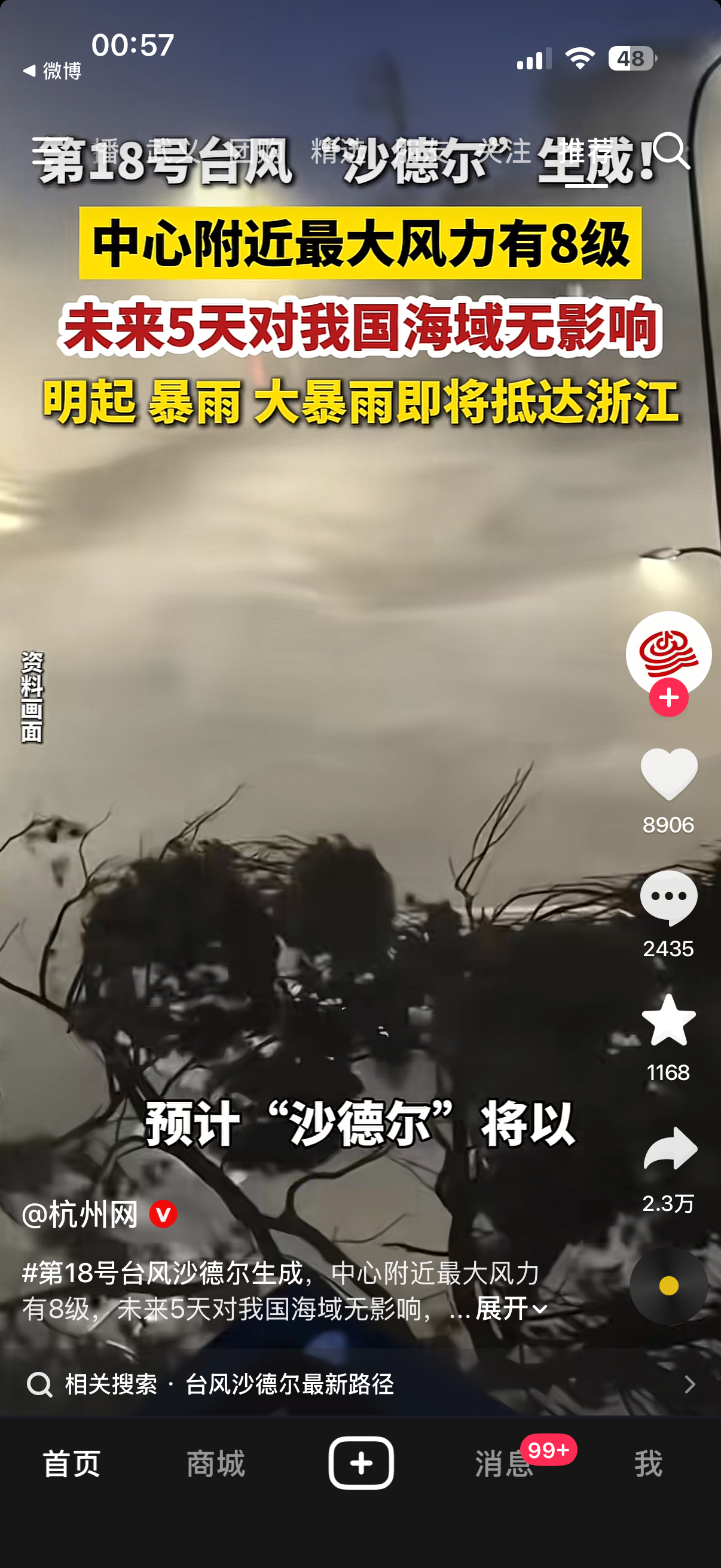 ？。？台风你胆子真是肥嘟嘟。 