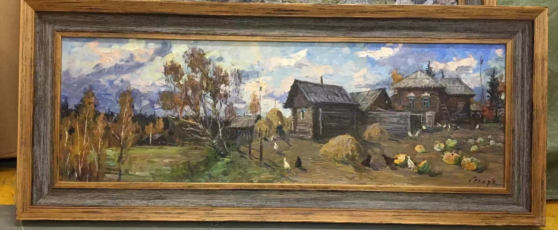 马勒克作品 框后尺寸40/100