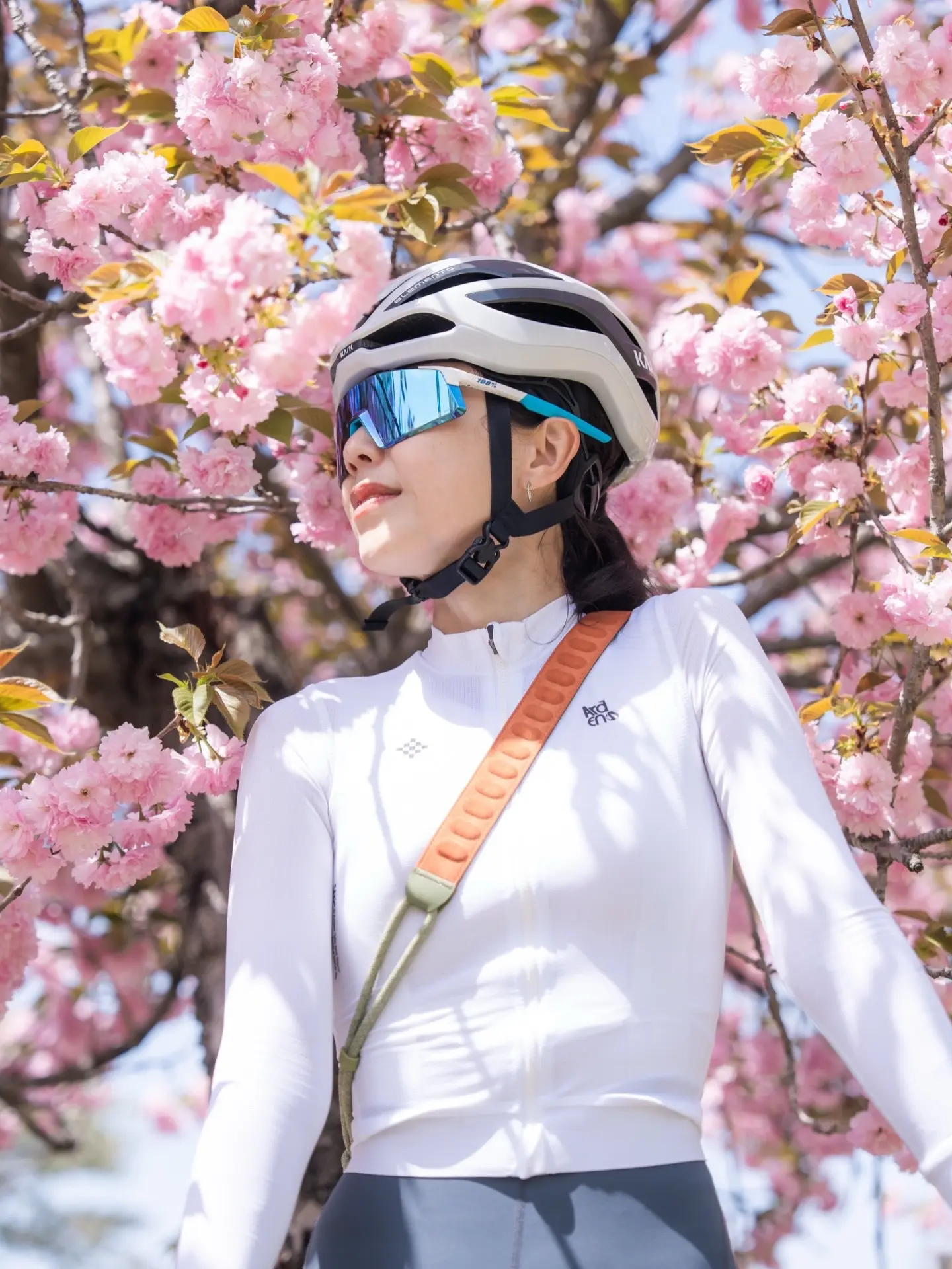 甜妹骑行挑战 春季骑行穿搭 春日骑行穿搭 骑行 女骑