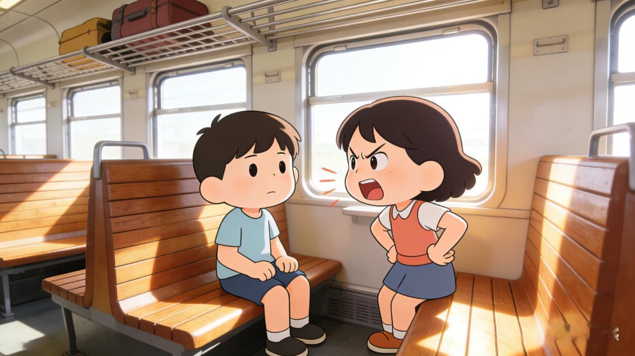 亲眼见识到什么叫做一个愿打一个愿挨，不吐不快呀！

我在火车上迷糊着，突然传来女