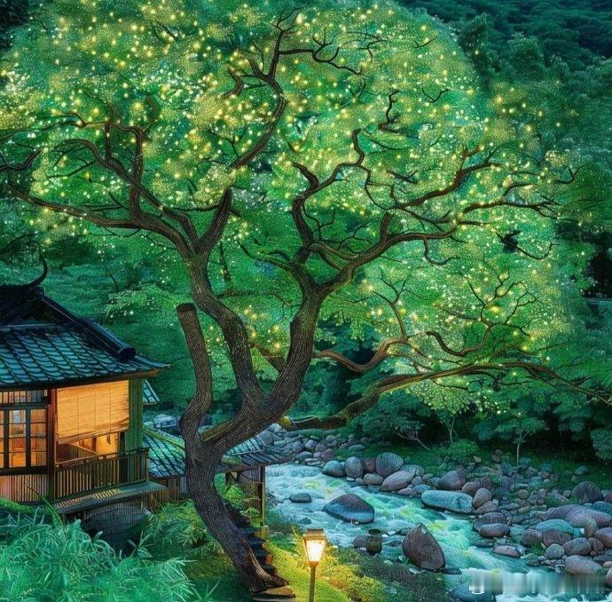 “  夏夜追凉月满庭 …  ”  