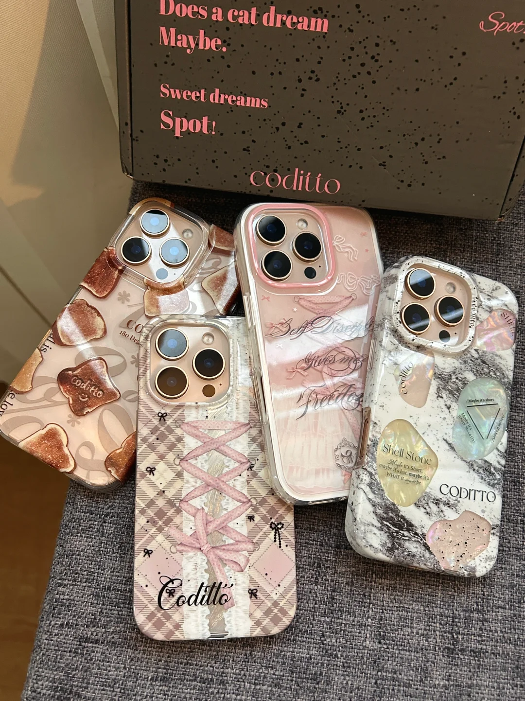 很喜欢的4款高颜值氛围感沙漠金手机壳呀！！！