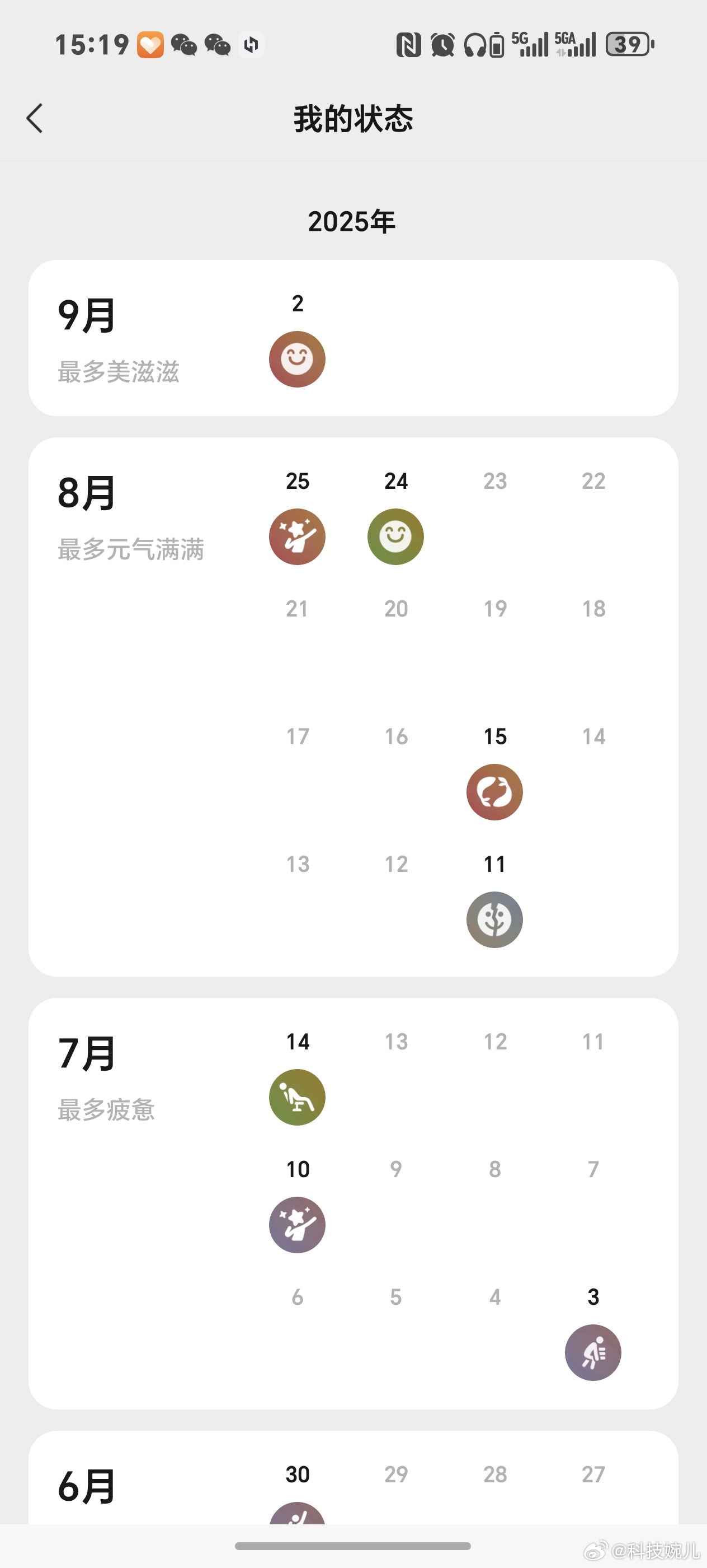 把微信状态做成了一本书大家平时会用微信状态吗[思考] ​​​