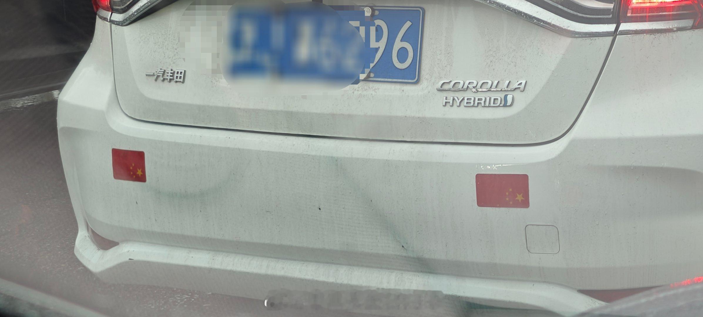 这么贴国旗，两个都倒着，也不是为了对称，唯一的可能，非蠢即坏！ ​​​