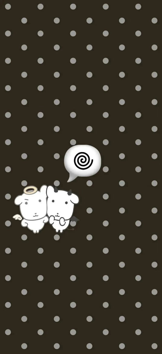 🤍ྀི⁃ ⩊ ⁃₊⁺ 딩동⁺ ₊WeChat 波点系背景图 |审美积累 | i