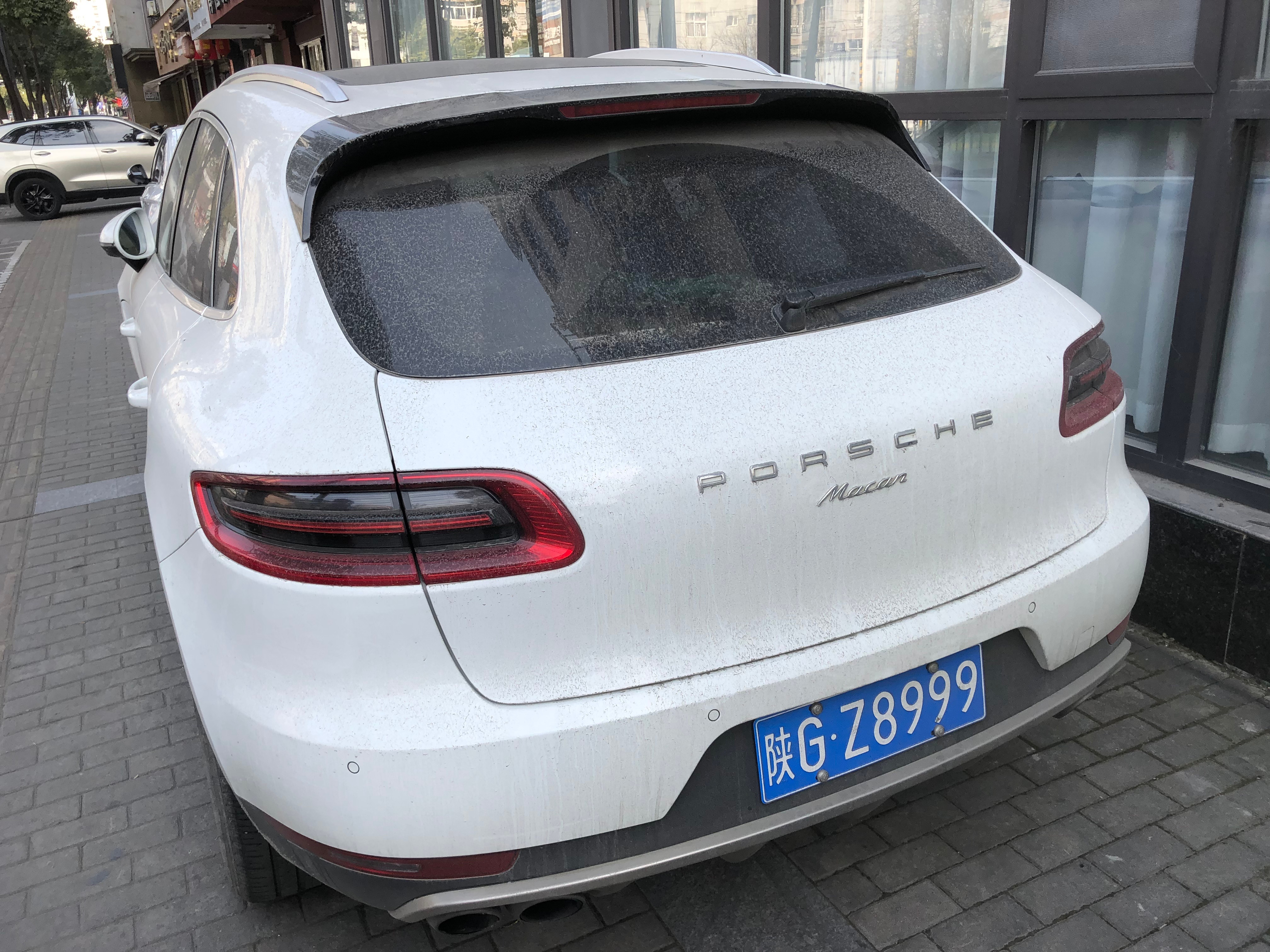 全球车牌 陕GZ8999保时捷玛卡 安康